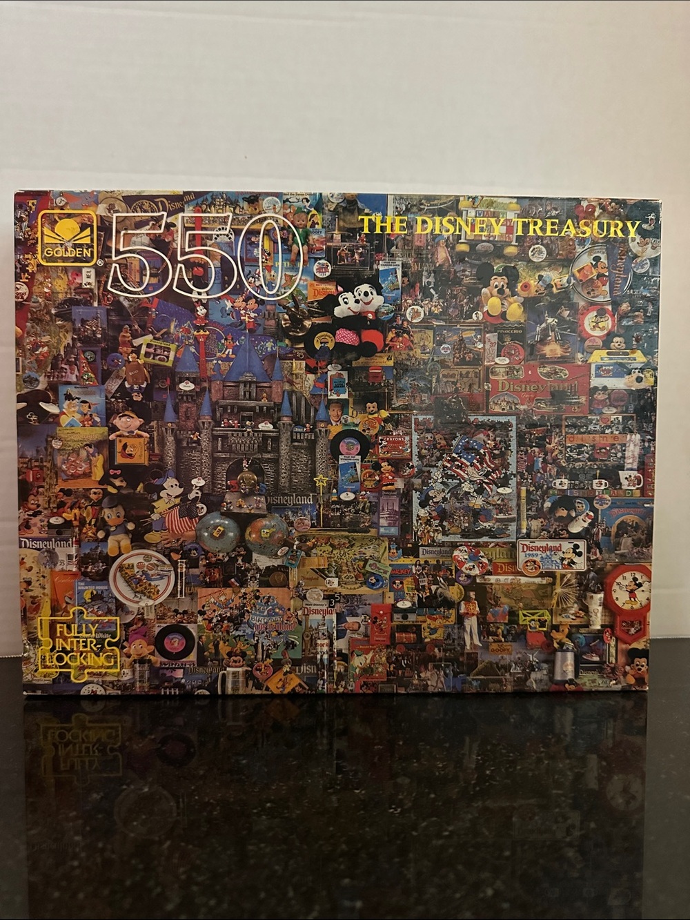 VINTAGE The Disney Treasury puzzle from Golden 550 pieces SEALED Never opened!